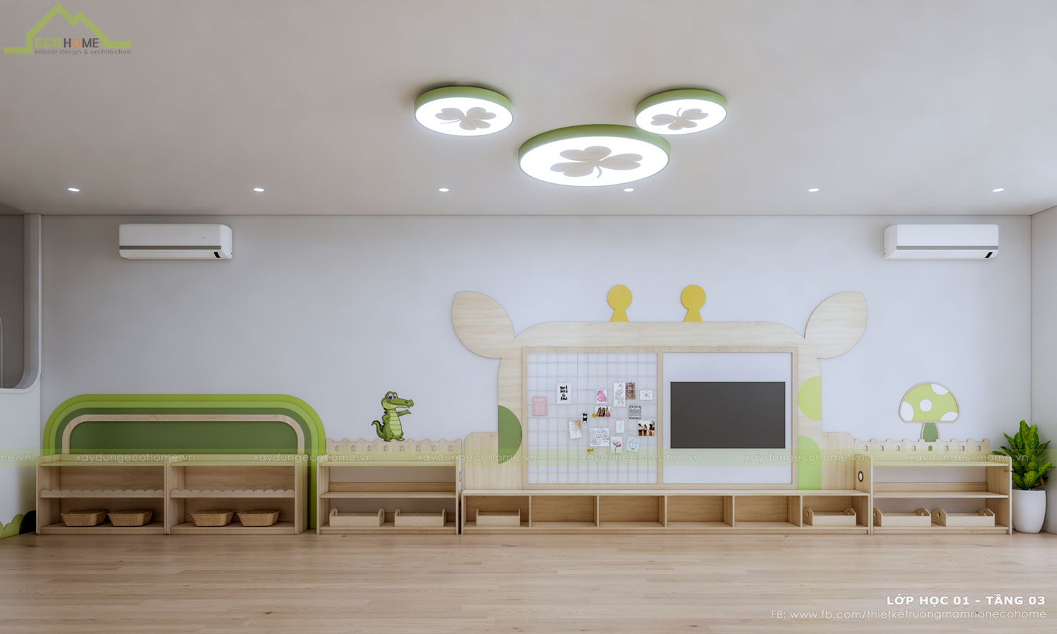 Thiết kế trường mầm non Happy Montessori