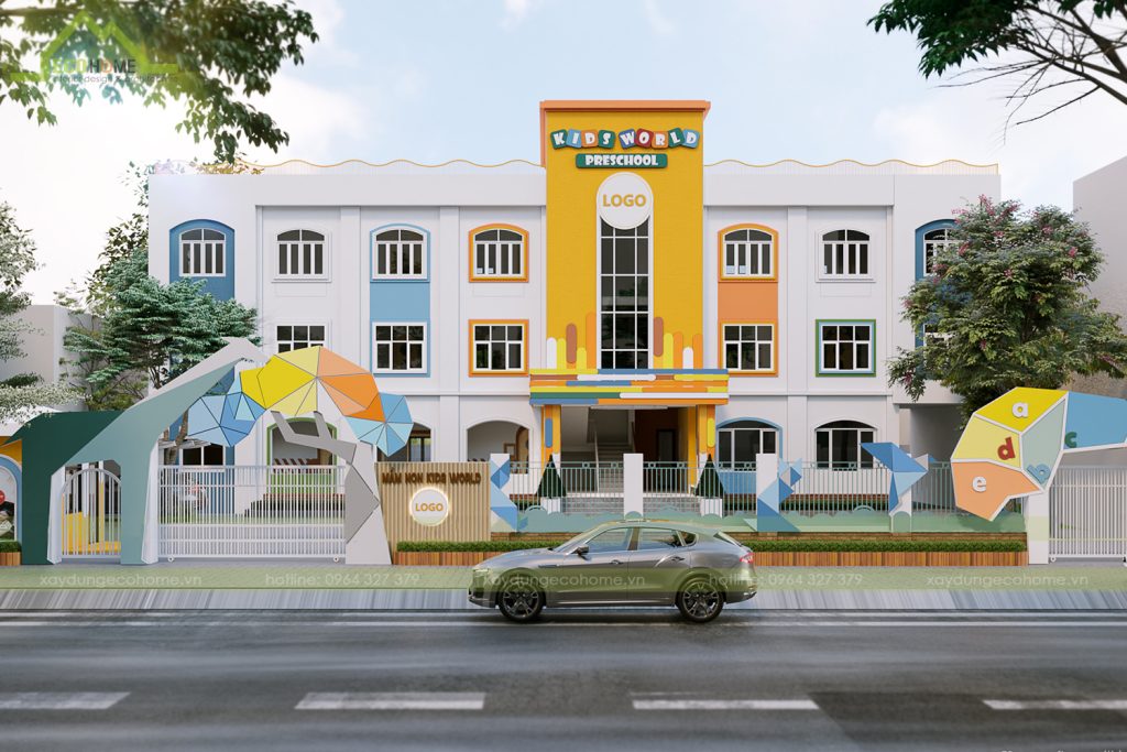 Thiết kế trường mầm non Kids World tại Thanh Hóa