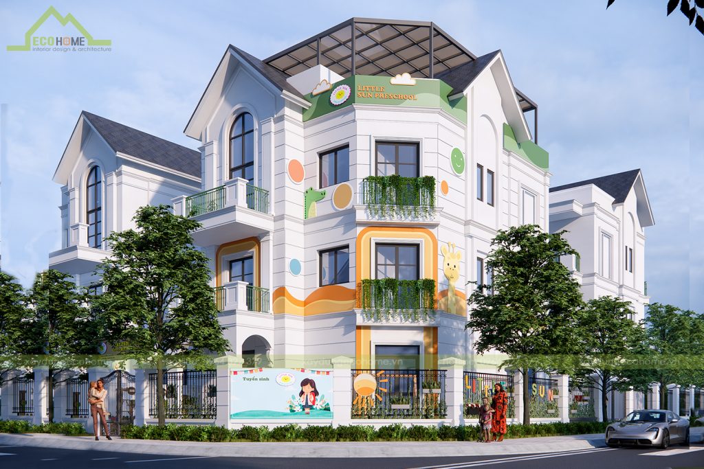Thiết kế trường mầm non littlesun