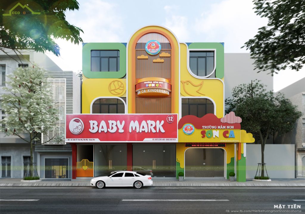 Thiết kế trường mầm non Sơn Ca
