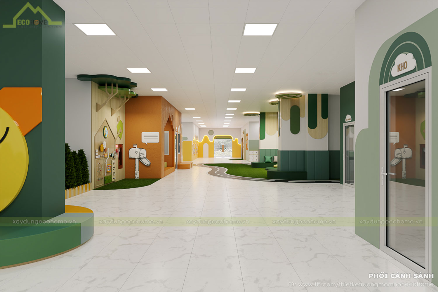 Thiết kế trường mầm non Tràng An