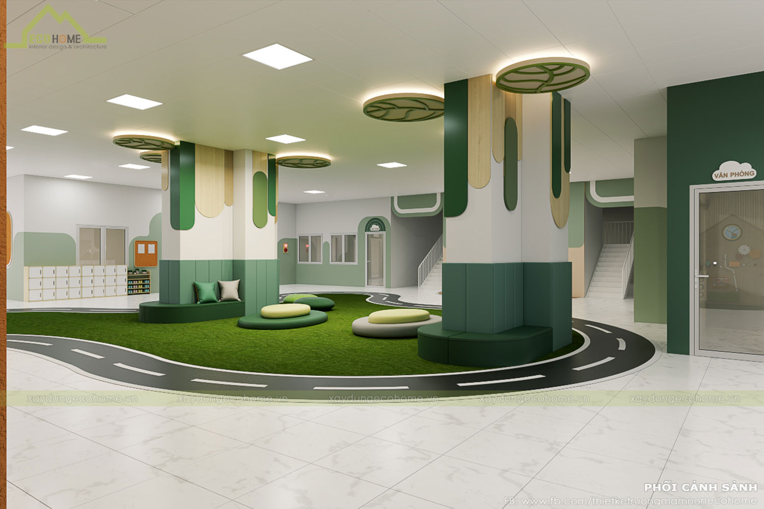 Thiết kế trường mầm non Tràng An