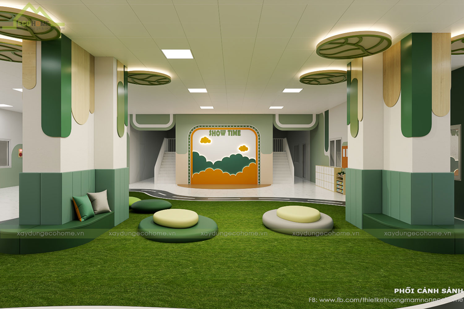 Thiết kế trường mầm non Tràng An