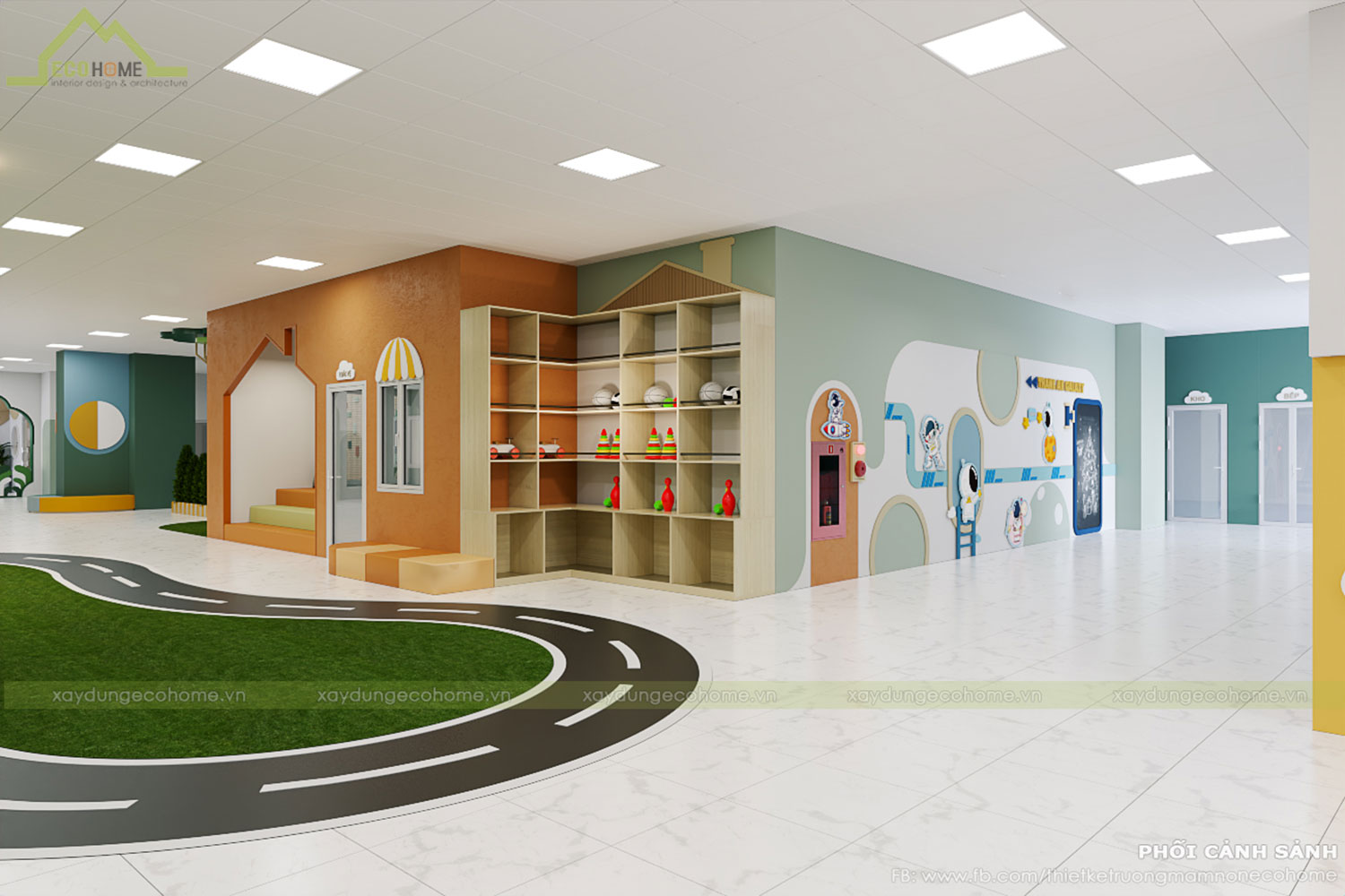 Thiết kế trường mầm non Tràng An