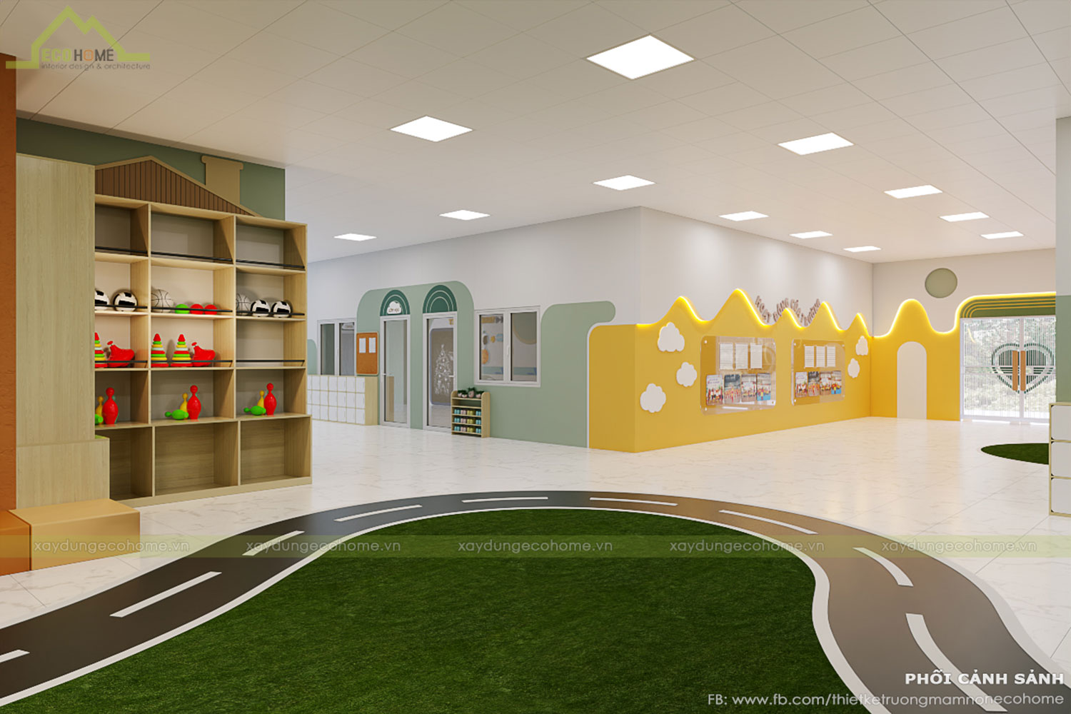 Thiết kế trường mầm non Tràng An