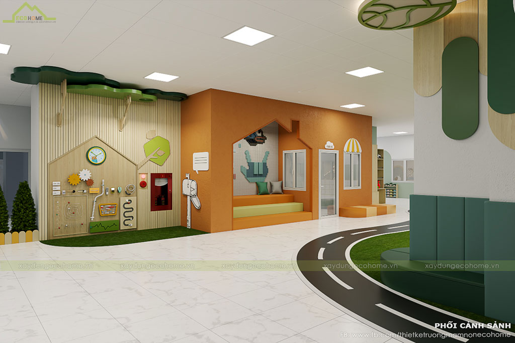 Thiết kế trường mầm non Tràng An