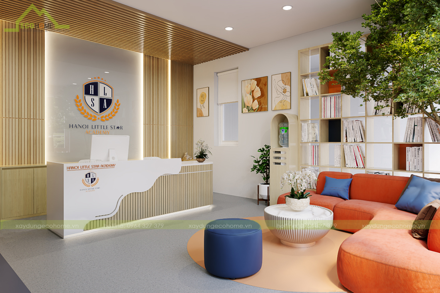 thiết kế trường mầm non hanoi little star