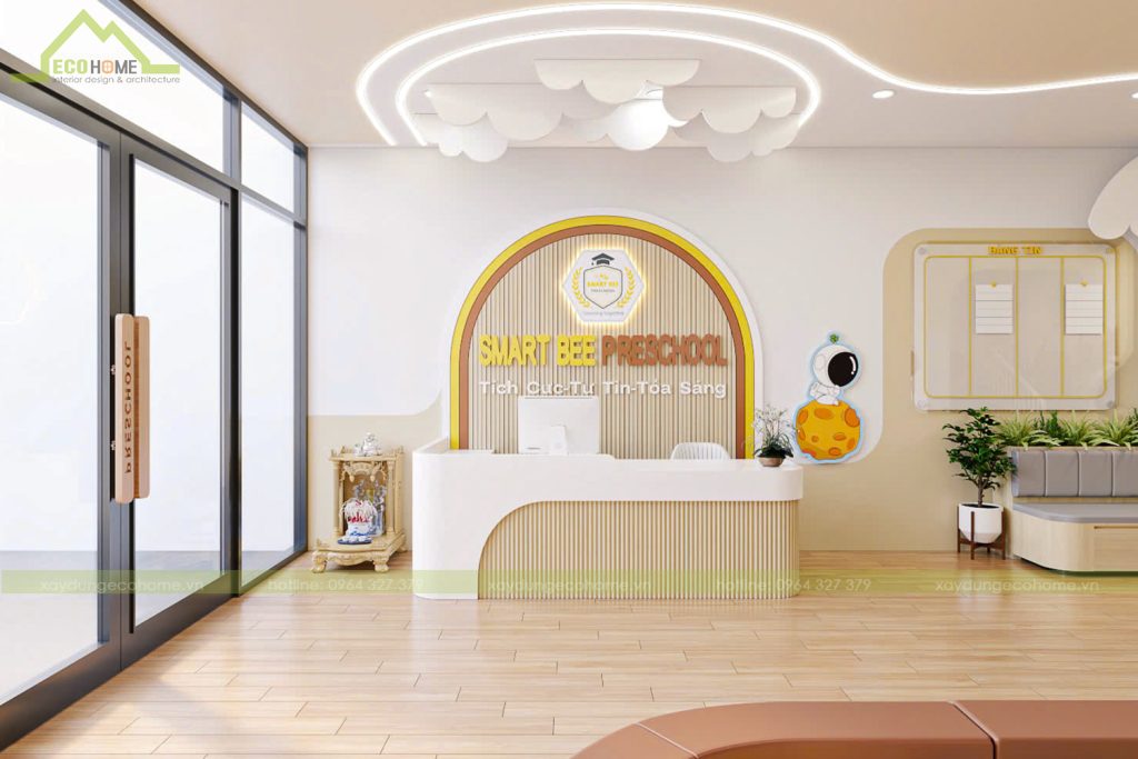 thiết kế lớp mầm non độc lập smart bee preschool