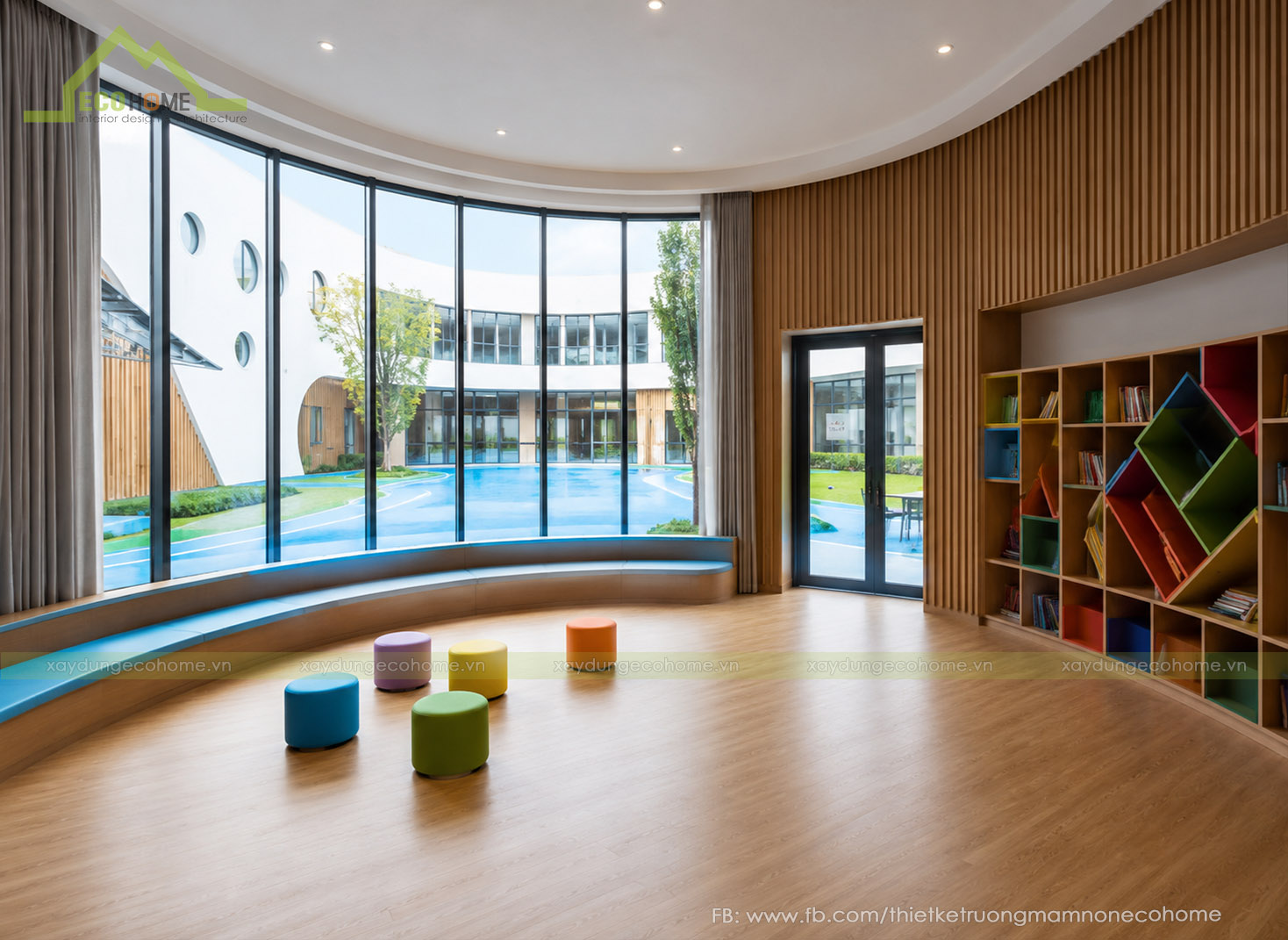 Thiết kế trường liên cấp Bright Minds International Preschool