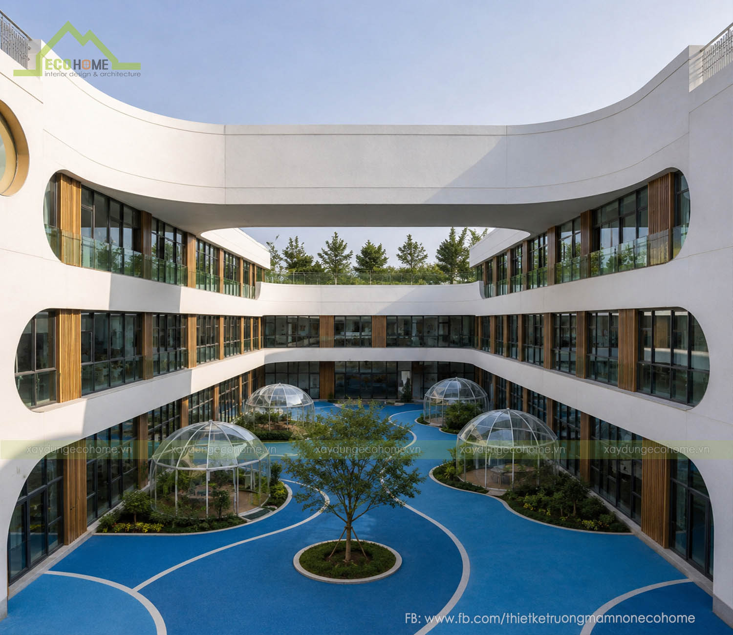 Thiết kế trường liên cấp Bright Minds International Preschool