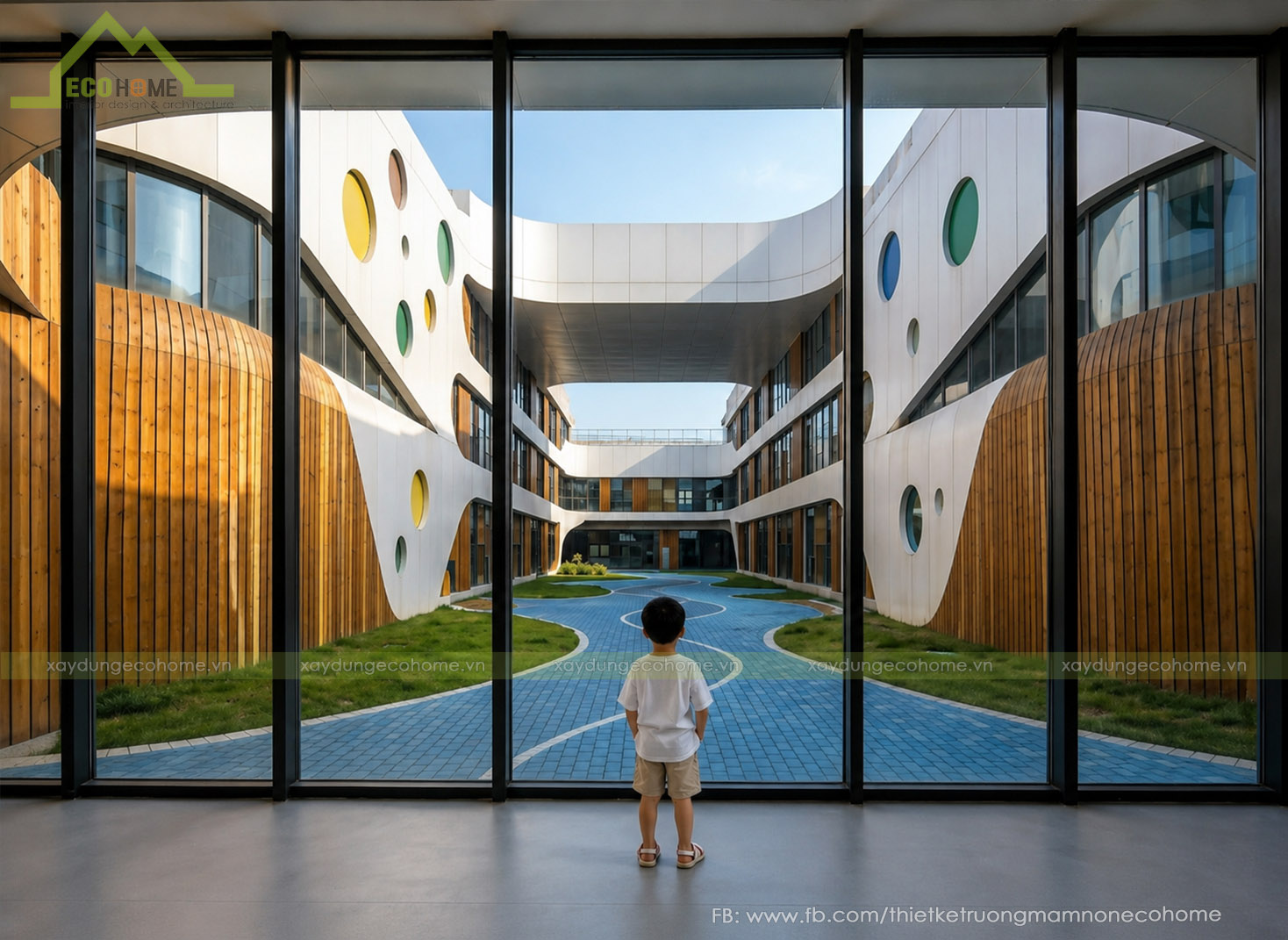Thiết kế trường liên cấp Bright Minds International Preschool