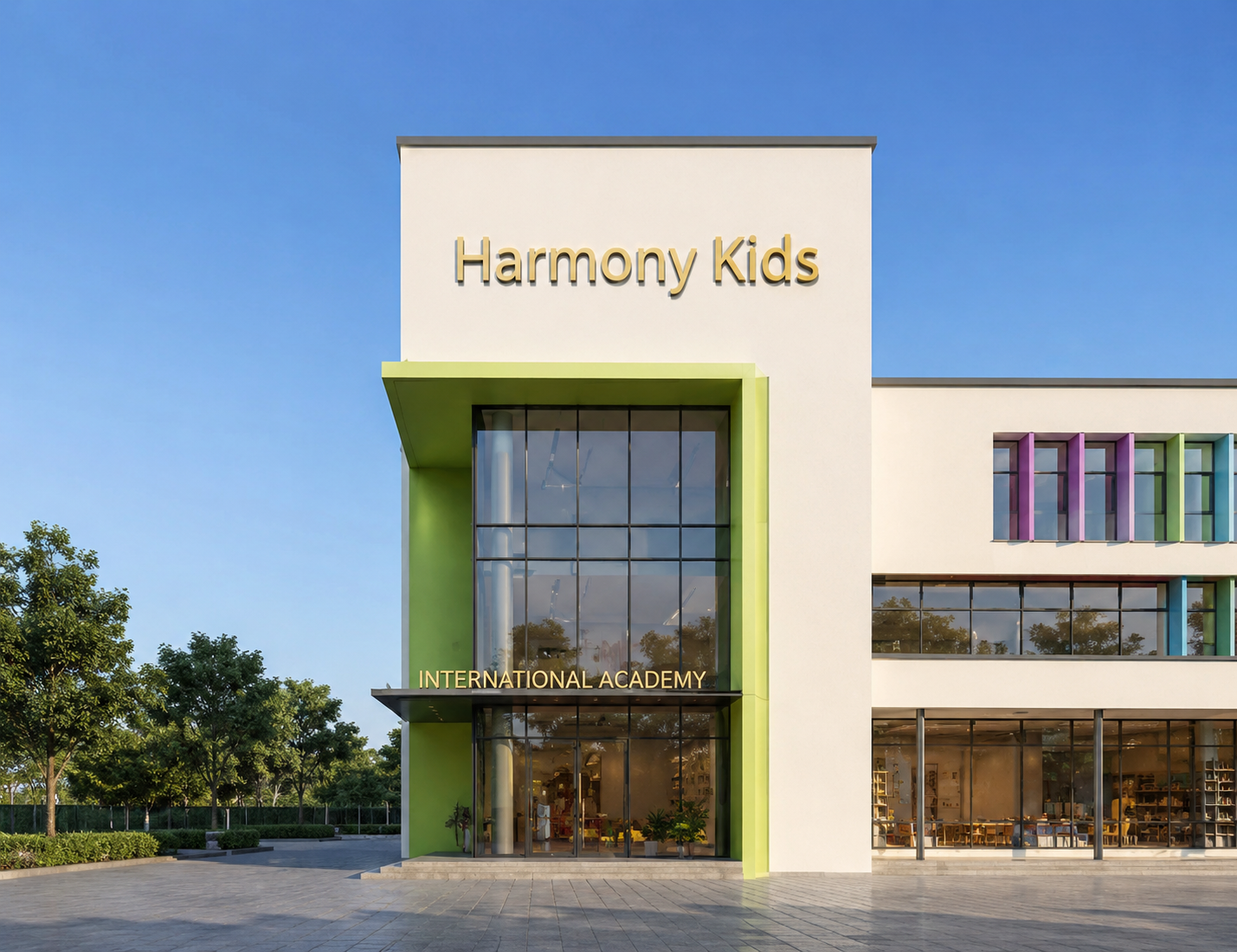 Thiết kế trường liên cấp hamony