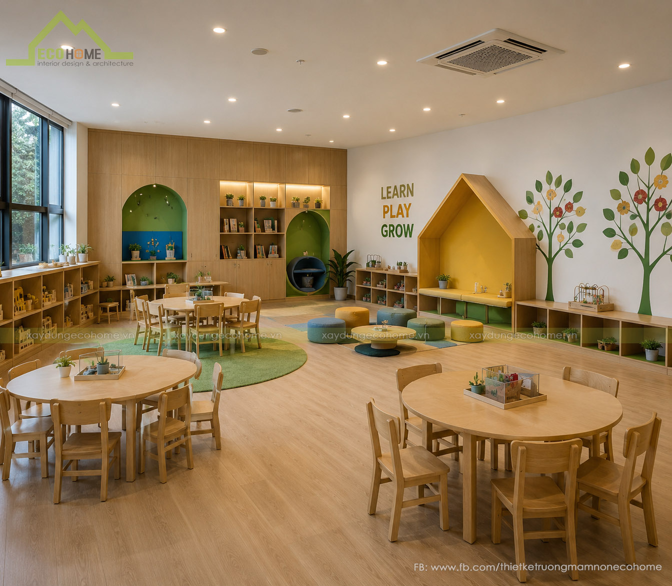 Thiết kế trường liên cấp hamony