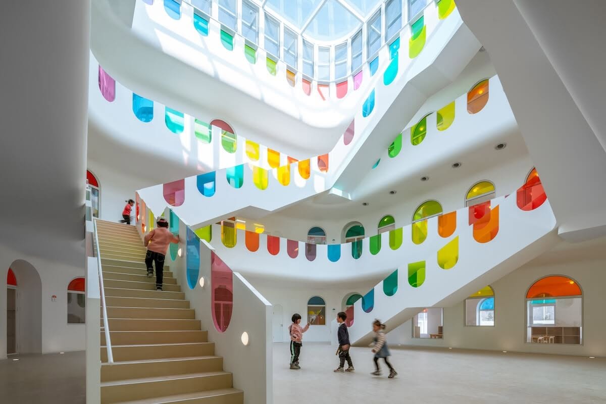 Thiết kế trường mầm non Rainbow
